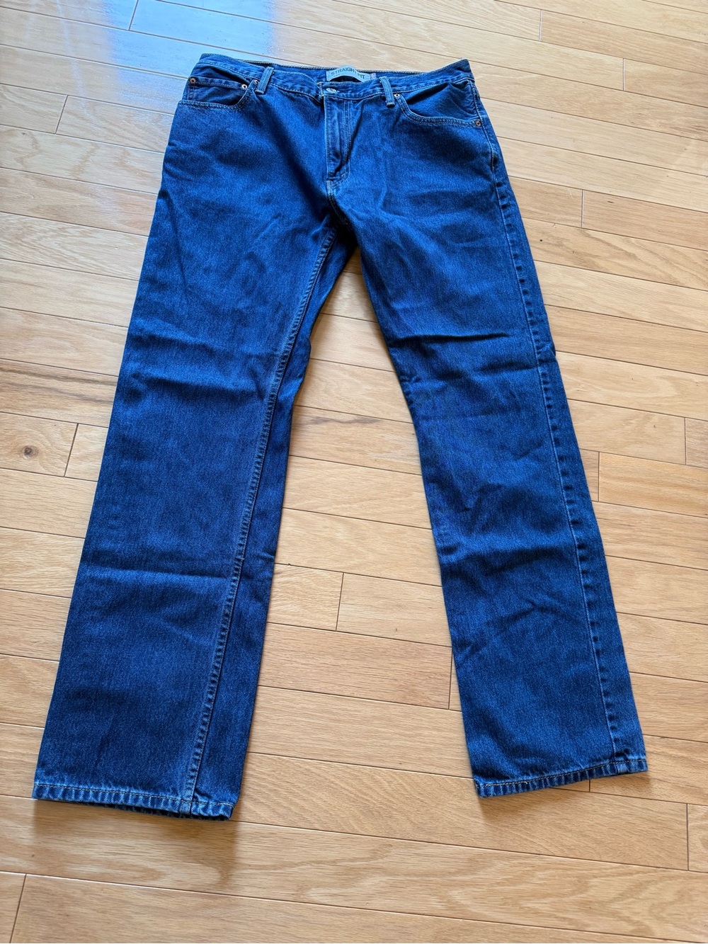 Levi’s 505 Men’s Straight Fit Blue Denim Jeans Medium Wash 36x34